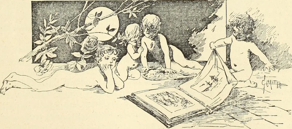 An illustration from La scultura, la pittura di U. Fleres, P. Molmenti, U. Ojetti, G. Menasci : le arti applicate di Guido Menasci, 1900, leaf 526