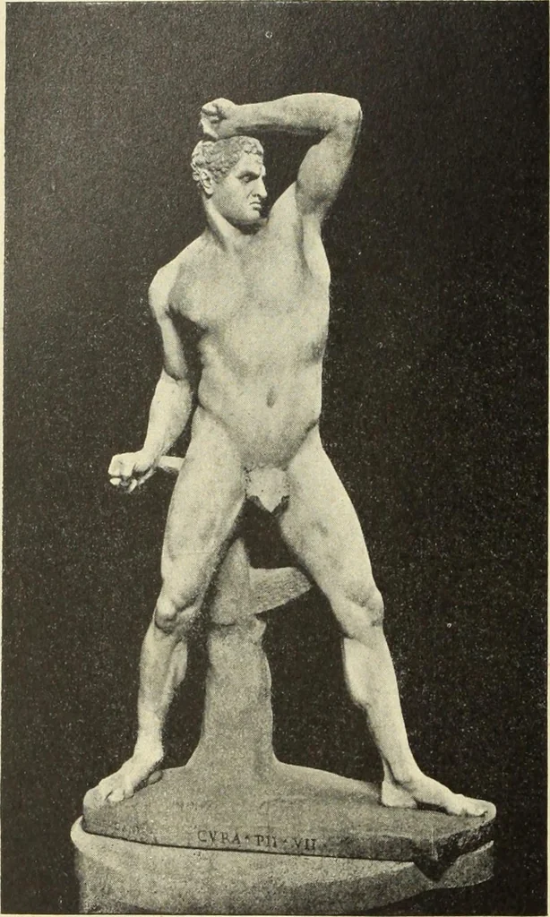 An illustration from La scultura, la pittura di U. Fleres, P. Molmenti, U. Ojetti, G. Menasci : le arti applicate di Guido Menasci, 1900, leaf 53