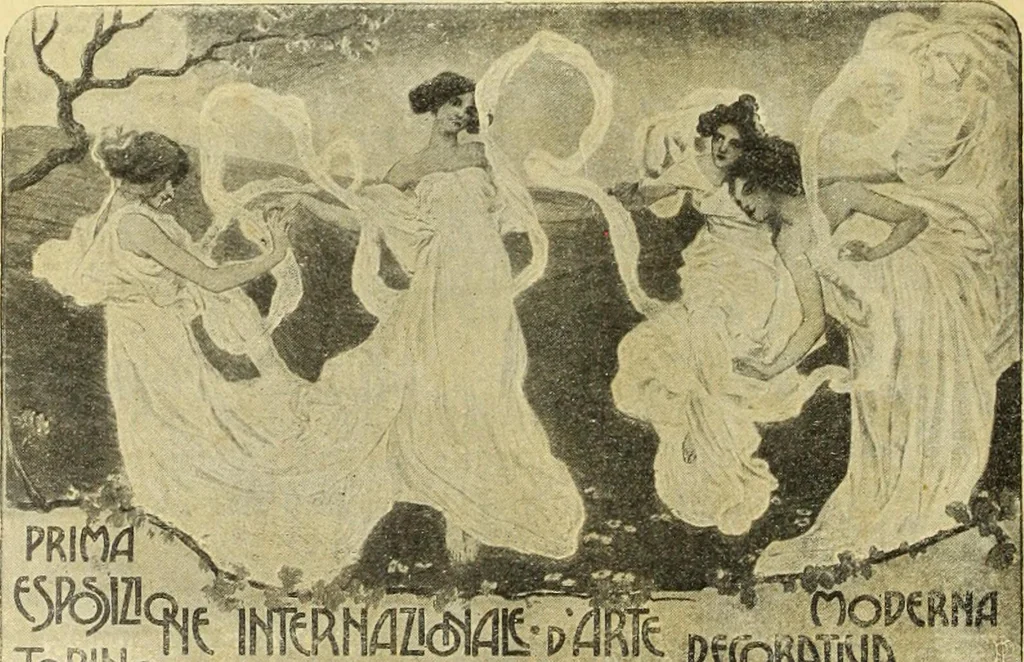 An illustration from La scultura, la pittura di U. Fleres, P. Molmenti, U. Ojetti, G. Menasci : le arti applicate di Guido Menasci, 1900, leaf 559