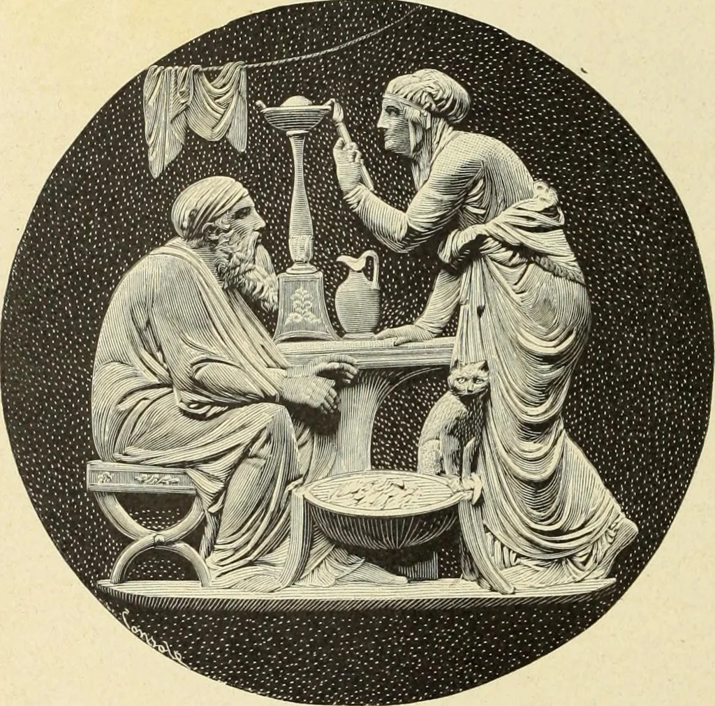 An illustration from La scultura, la pittura di U. Fleres, P. Molmenti, U. Ojetti, G. Menasci : le arti applicate di Guido Menasci, 1900, leaf 73