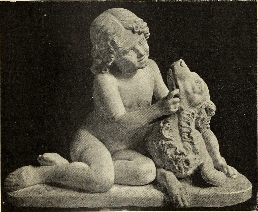 An illustration from La scultura, la pittura di U. Fleres, P. Molmenti, U. Ojetti, G. Menasci : le arti applicate di Guido Menasci, 1900, leaf 96