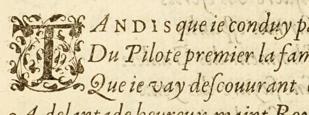 An illustration from La seconde semaine : ov Enfance du monde,, 1584, leaf 164