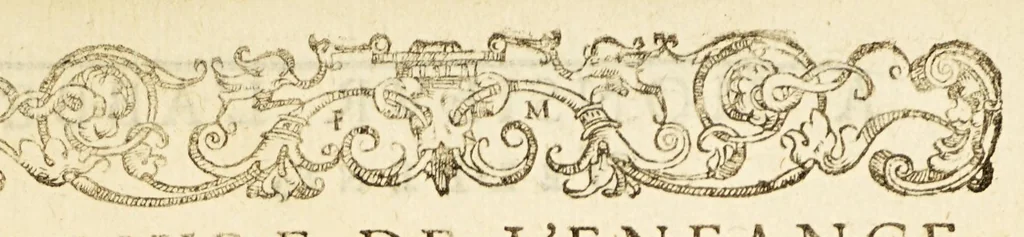 An illustration from La seconde semaine : ov Enfance du monde,, 1584, leaf 9