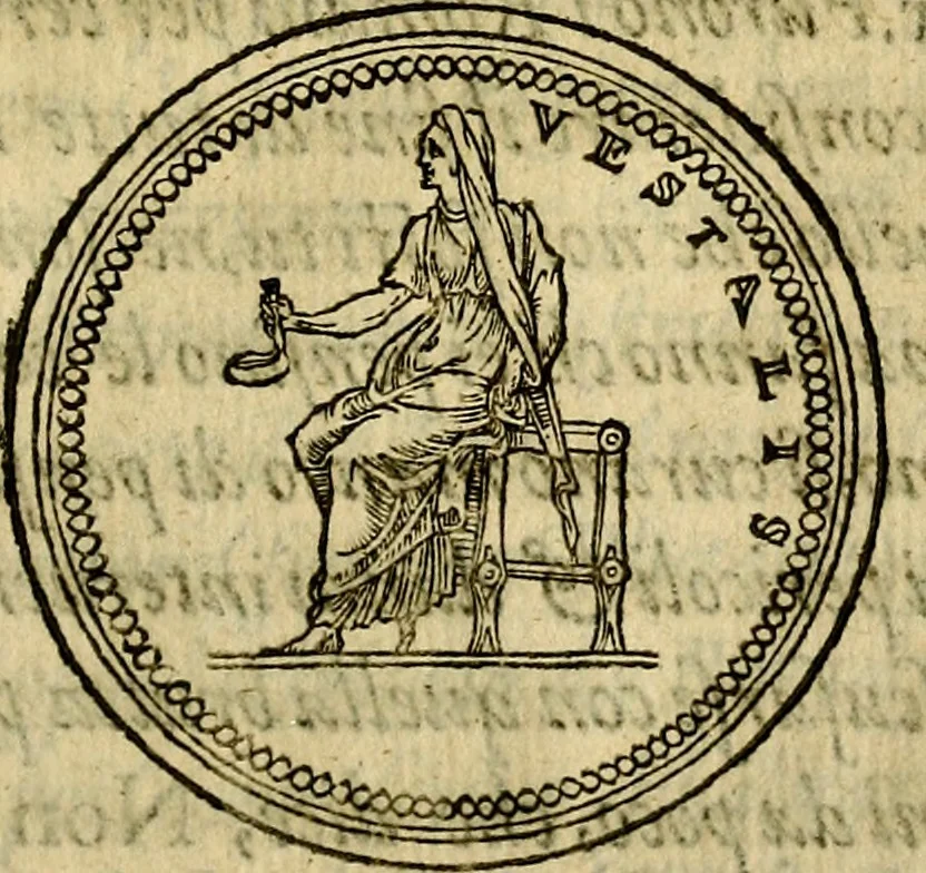 An illustration from La sententiose imprese, et dialogo del Symeone. Con la verificatione del sito di Gergobia, la geografia d'Ouernia, la figura & tempio d'Apolline in Velay; & il suo hieroglyfico monumento, natiuità, vita & epitaffio, 1560, leaf 284