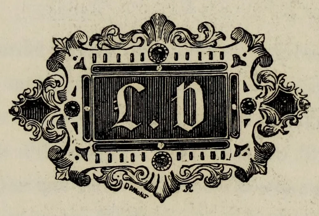 An illustration from La sépulture chrétienne en France d'après les monuments du XIe au XVIe siècle : avec de belles gravures sur acier, 1855, leaf 7