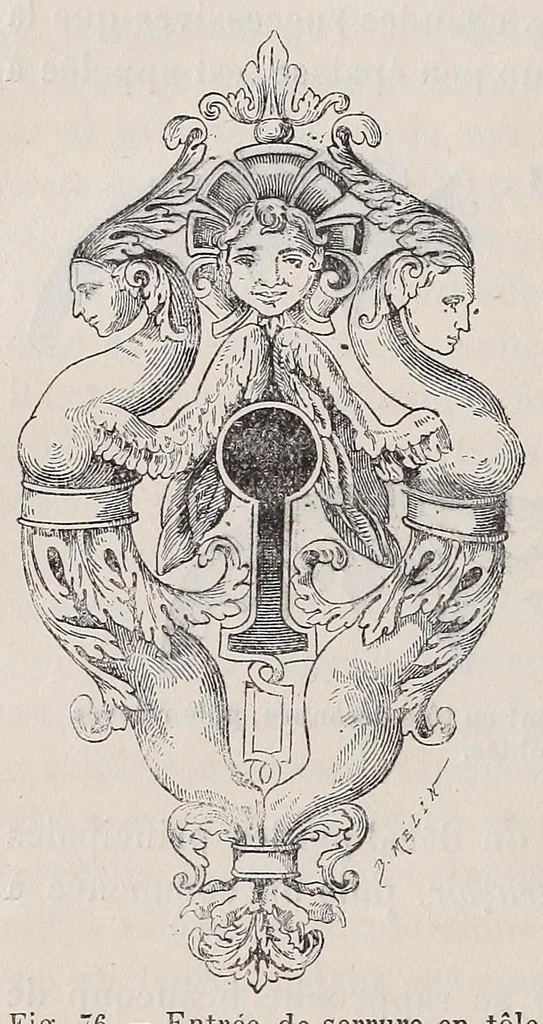 An illustration from La serrurerie, 1921, leaf 100