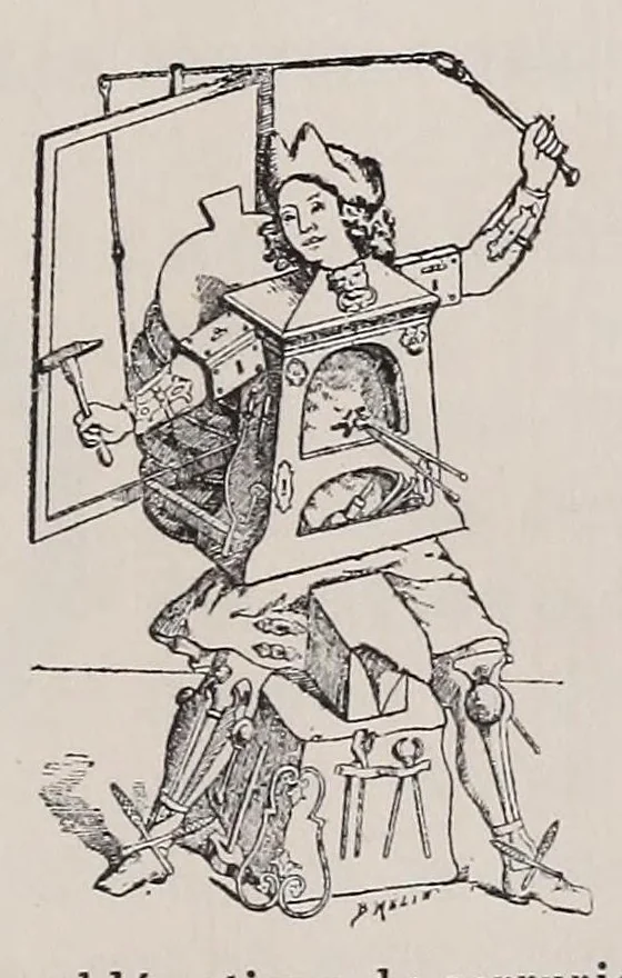 An illustration from La serrurerie, 1921, leaf 123