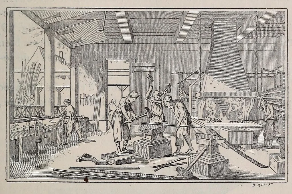 An illustration from La serrurerie, 1921, leaf 31