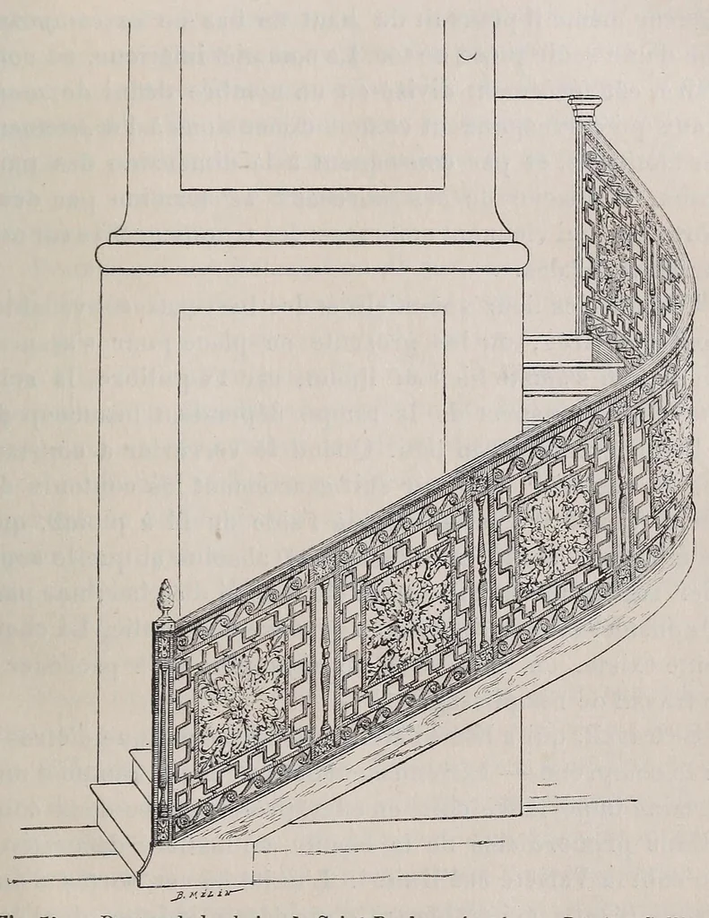 An illustration from La serrurerie, 1921, leaf 91