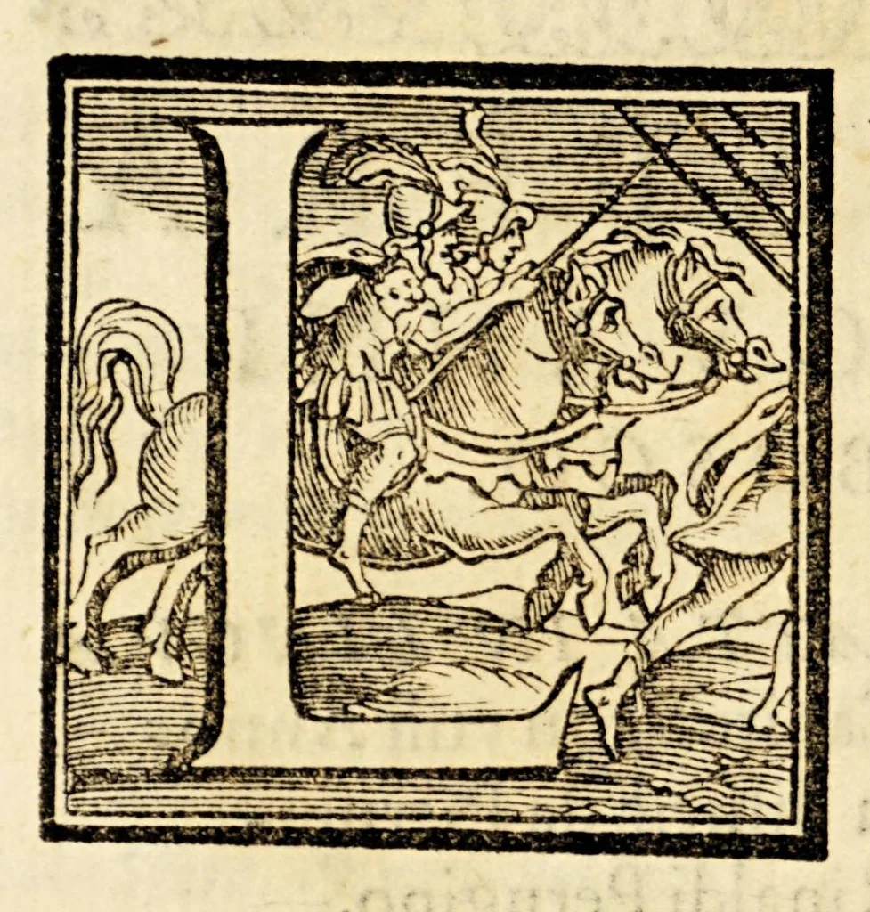 An illustration from La sfera di messer Giouanni Sacrobosco, 1579, leaf 14