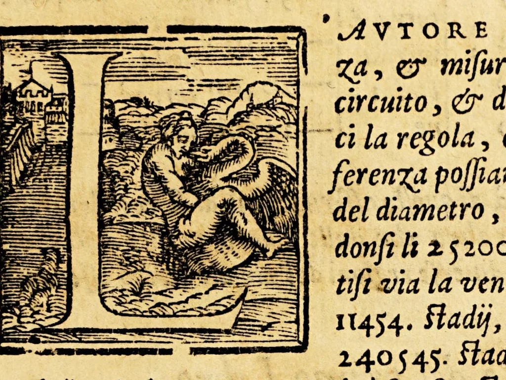 An illustration from La sfera di messer Giouanni Sacrobosco, 1579, leaf 31