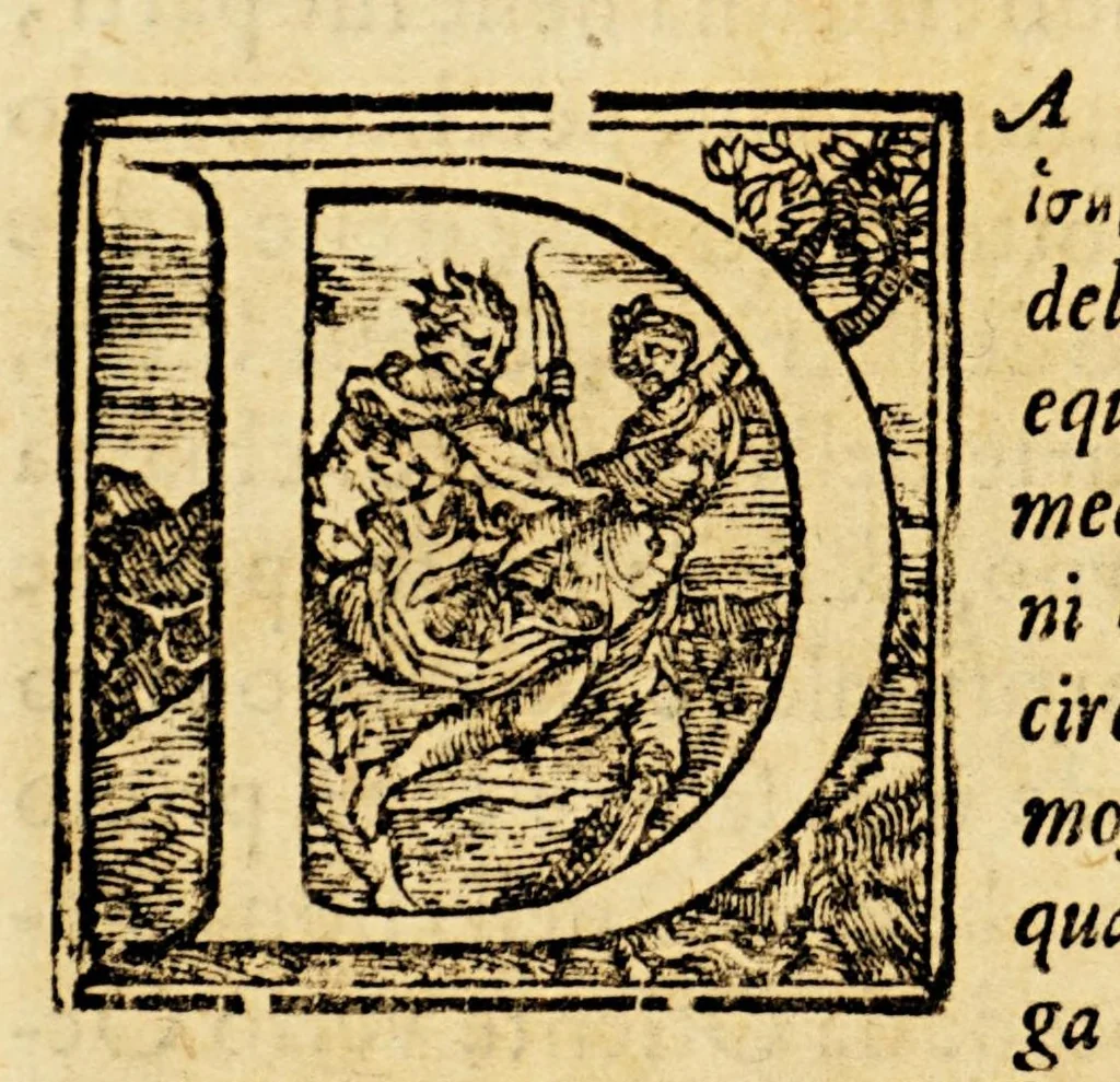 An illustration from La sfera di messer Giouanni Sacrobosco, 1579, leaf 36