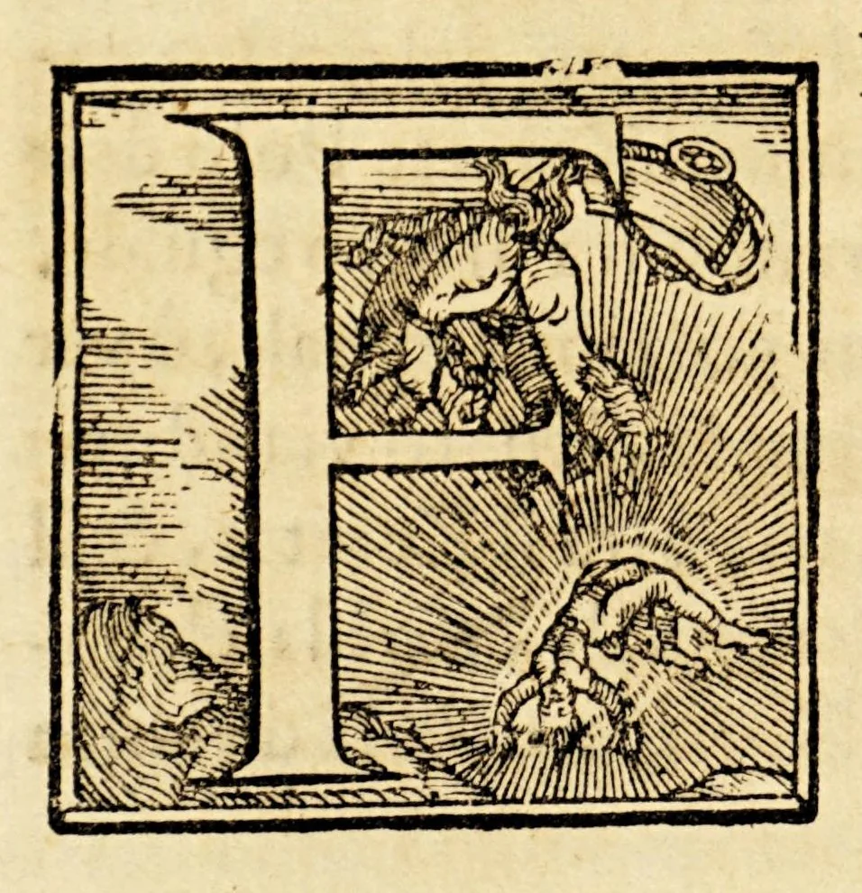 An illustration from La sfera di messer Giouanni Sacrobosco, 1579, leaf 44