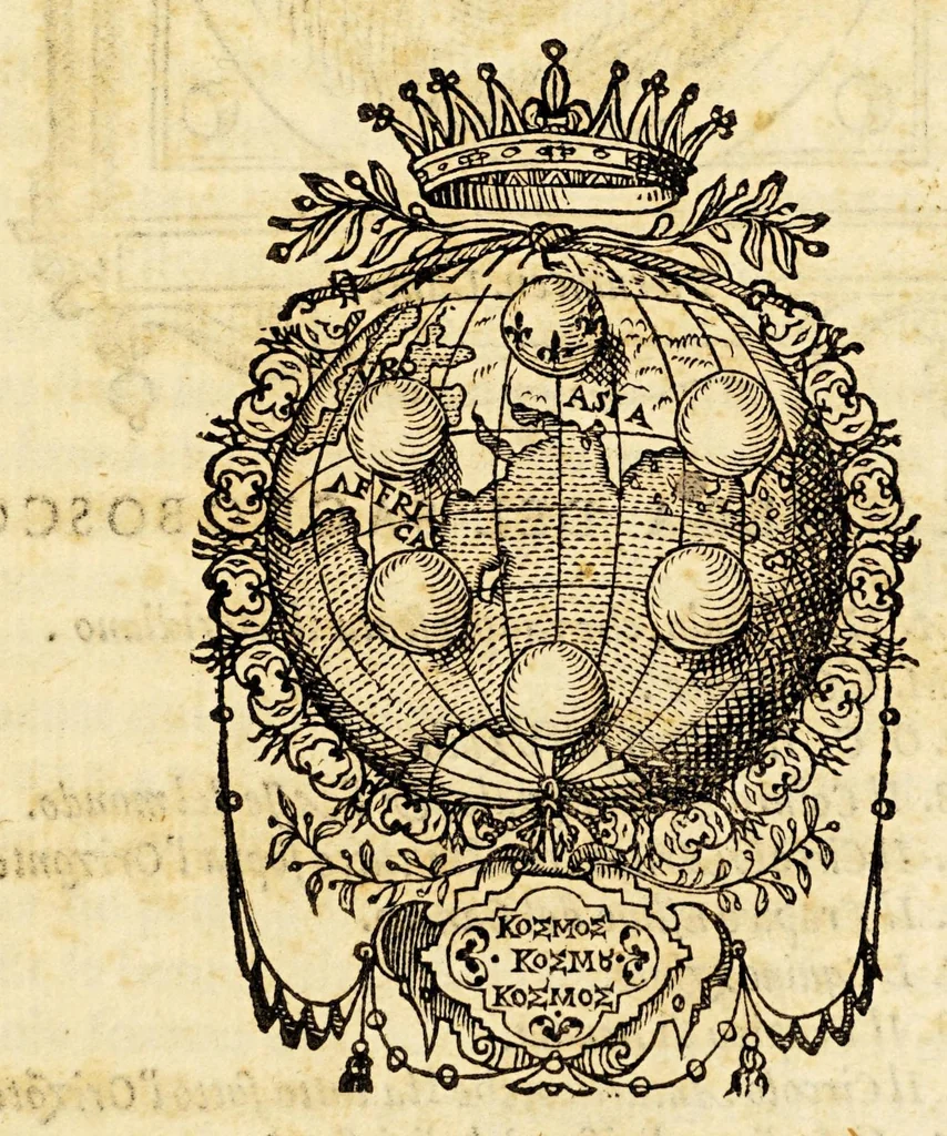 An illustration from La sfera di messer Giouanni Sacrobosco, 1579, leaf 5