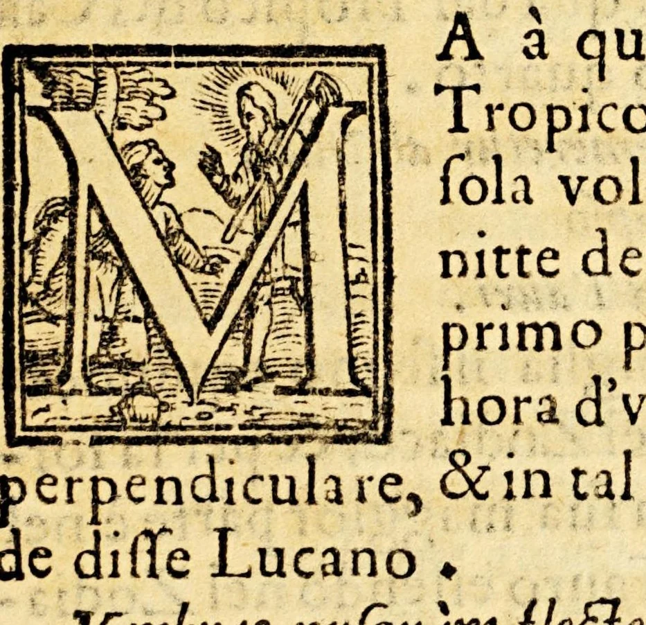 An illustration from La sfera di messer Giouanni Sacrobosco, 1579, leaf 63