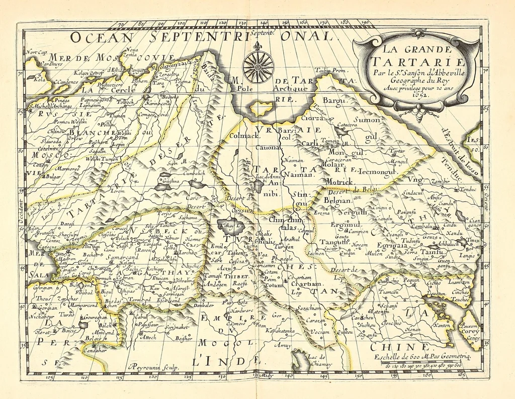 An illustration from [L'Asie, l'Afrique, l'Europe, et l'Amerique en plusieurs cartes nouvelles, et exactes] [cartographic material], 1658, leaf 143