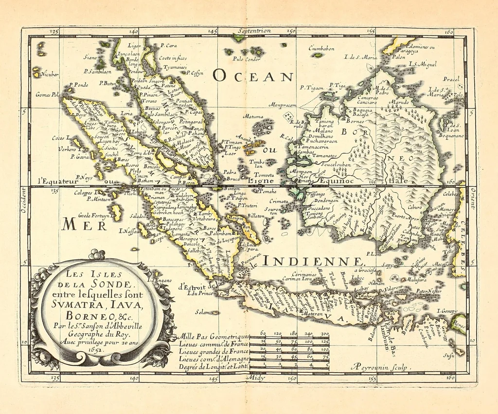 An illustration from [L'Asie, l'Afrique, l'Europe, et l'Amerique en plusieurs cartes nouvelles, et exactes] [cartographic material], 1658, leaf 179