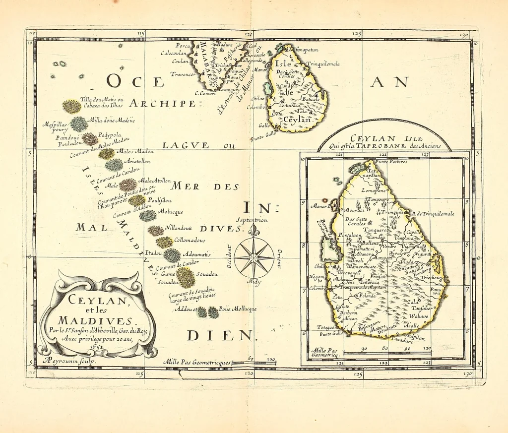 An illustration from [L'Asie, l'Afrique, l'Europe, et l'Amerique en plusieurs cartes nouvelles, et exactes] [cartographic material], 1658, leaf 187