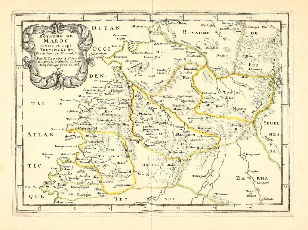 An illustration from [L'Asie, l'Afrique, l'Europe, et l'Amerique en plusieurs cartes nouvelles, et exactes] [cartographic material], 1658, leaf 213
