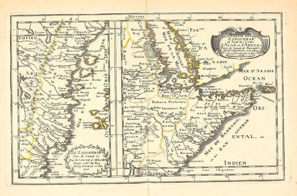 An illustration from [L'Asie, l'Afrique, l'Europe, et l'Amerique en plusieurs cartes nouvelles, et exactes] [cartographic material], 1658, leaf 303