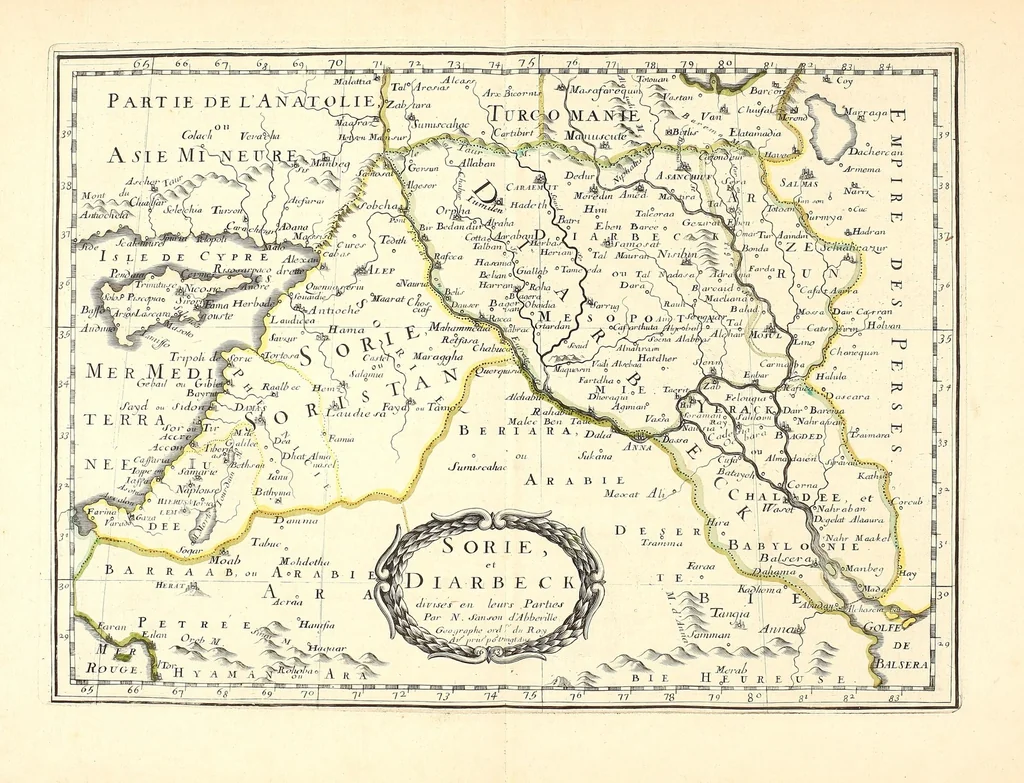 An illustration from [L'Asie, l'Afrique, l'Europe, et l'Amerique en plusieurs cartes nouvelles, et exactes] [cartographic material], 1658, leaf 39