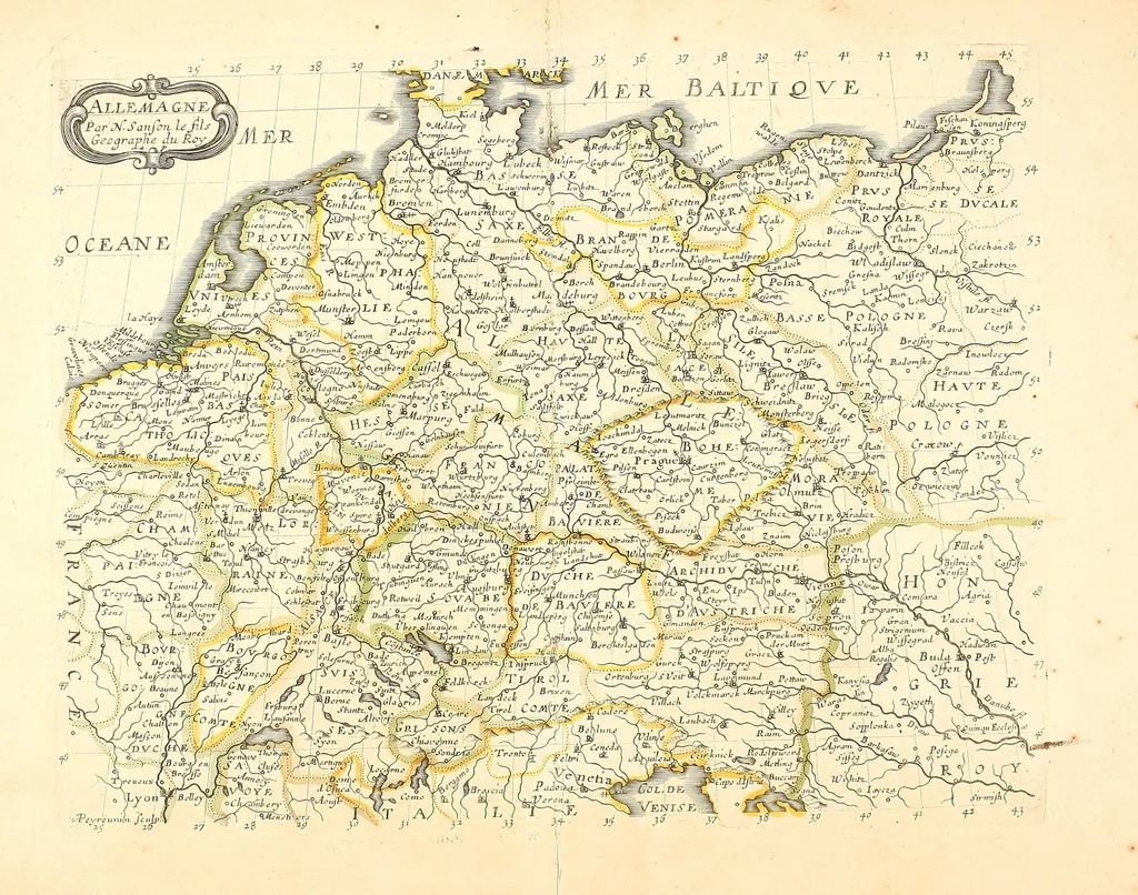 An illustration from [L'Asie, l'Afrique, l'Europe, et l'Amerique en plusieurs cartes nouvelles, et exactes] [cartographic material], 1658, leaf 419