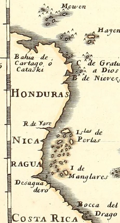 An illustration from [L'Asie, l'Afrique, l'Europe, et l'Amerique en plusieurs cartes nouvelles, et exactes] [cartographic material], 1658, leaf 521