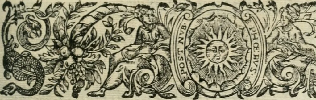 An illustration from La Silvanire, ou, La morte-vive, 1631, leaf 122