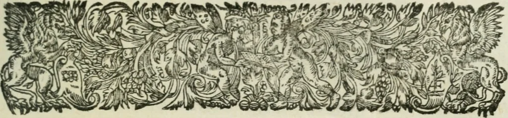 An illustration from La Silvanire, ou, La morte-vive, 1631, leaf 150