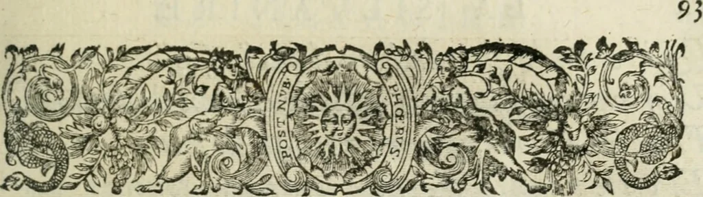 An illustration from La Silvanire, ou, La morte-vive, 1631, leaf 152