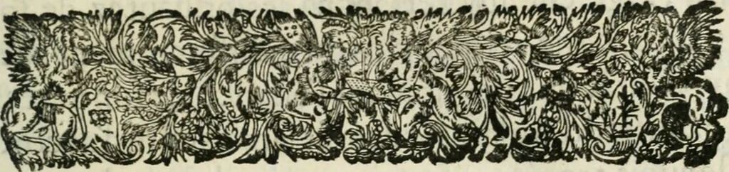 An illustration from La Silvanire, ou, La morte-vive, 1631, leaf 16