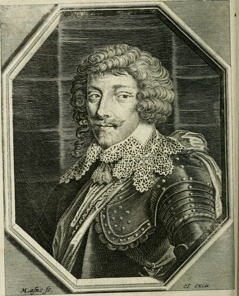 An illustration from La Silvanire, ou, La morte-vive, 1631, leaf 241