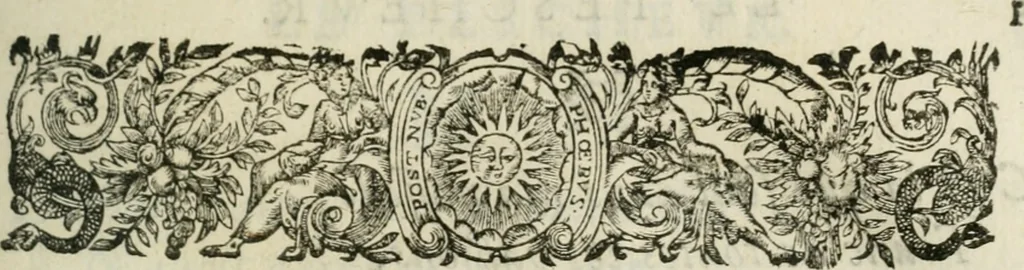 An illustration from La Silvanire, ou, La morte-vive, 1631, leaf 244