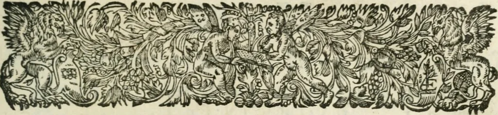 An illustration from La Silvanire, ou, La morte-vive, 1631, leaf 258