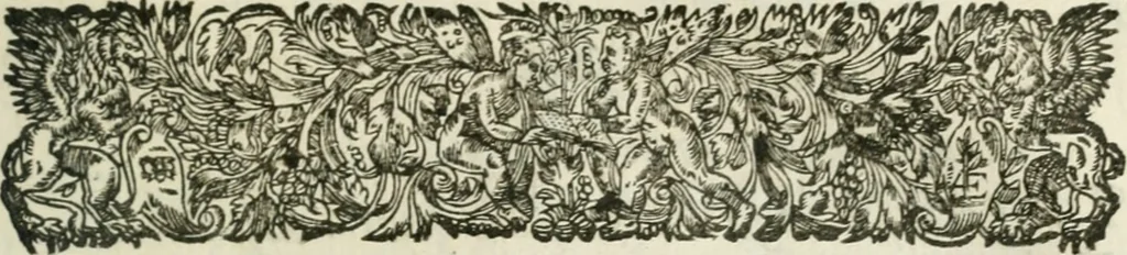 An illustration from La Silvanire, ou, La morte-vive, 1631, leaf 282