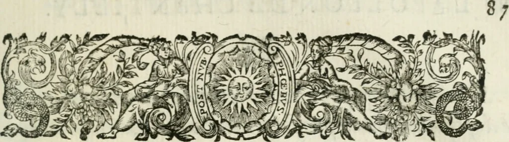 An illustration from La Silvanire, ou, La morte-vive, 1631, leaf 330