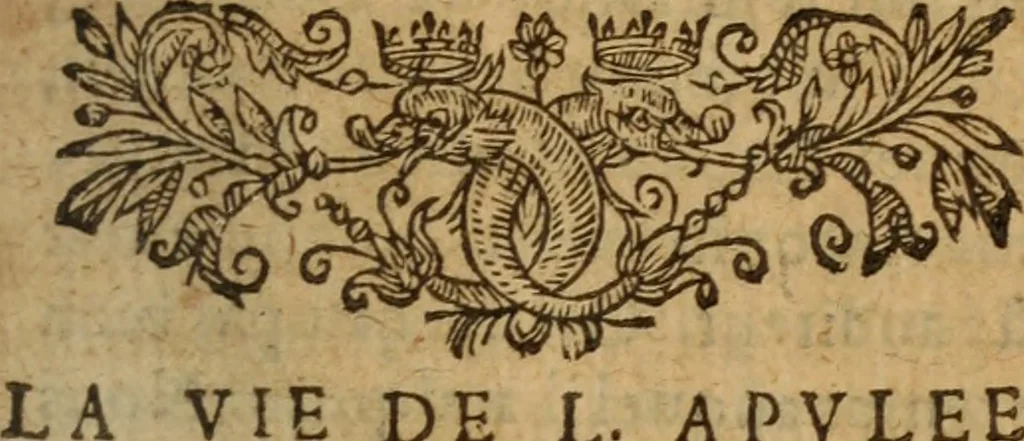An illustration from L'asne d'or; ov, Les metamorphoses. Illvstré de commentaires apposez au bout de chasque liure, qui facilitent l'intention de l'auteur .., 1616, leaf 8