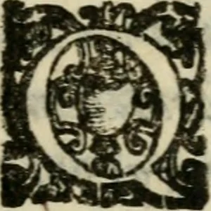 An illustration from La solenne et trionfante entrata dell'illustrissimo & reuerendissimo vescouo monsignor Gio. Battista Biglio nell'antichissima & regal città di Pauia : con le allegrezze & archi, con le historie, imprese, emblemi, simboli, gieroglifici, imagini, iscrittioni, versi, sentenze, & motti, 1609, leaf 56