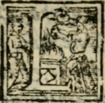 An illustration from La solenne et trionfante entrata dell'illustrissimo & reuerendissimo vescouo monsignor Gio. Battista Biglio nell'antichissima & regal città di Pauia : con le allegrezze & archi, con le historie, imprese, emblemi, simboli, gieroglifici, imagini, iscrittioni, versi, sentenze, & motti, 1609, leaf 75
