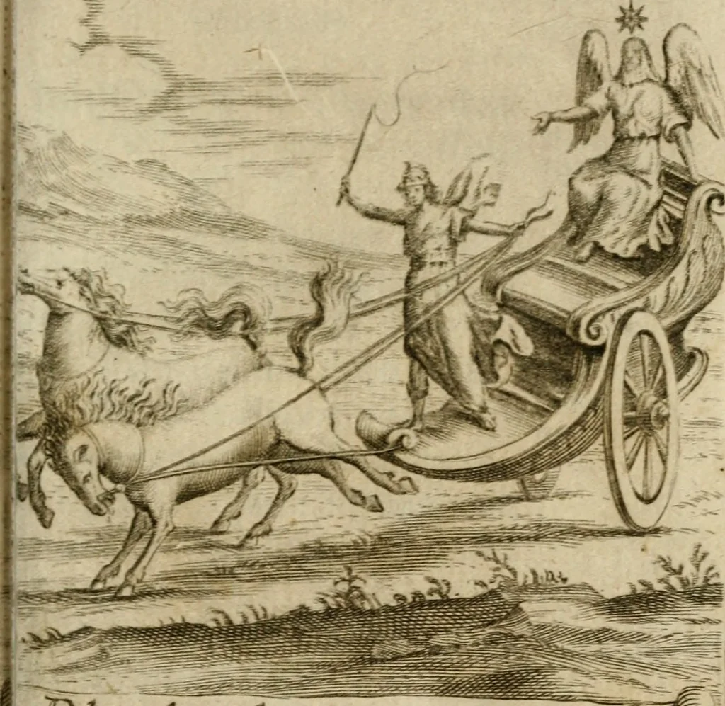 An illustration from La spada di honore : libro primo delle Osseruazioni caualeresche, 1672, leaf 126