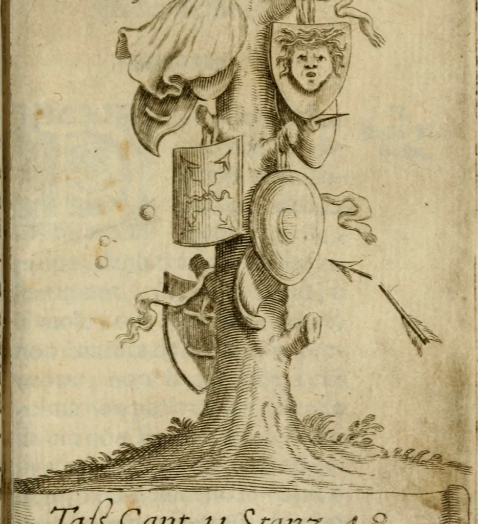 An illustration from La spada di honore : libro primo delle Osseruazioni caualeresche, 1672, leaf 292
