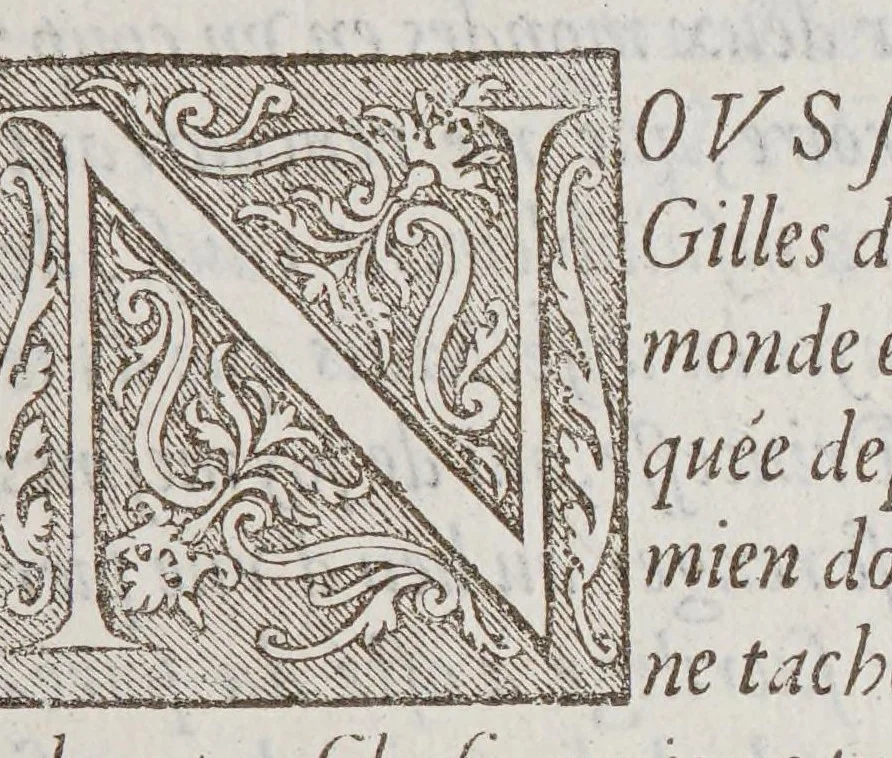 An illustration from La sphere des deux mondes,, 1555, leaf 11