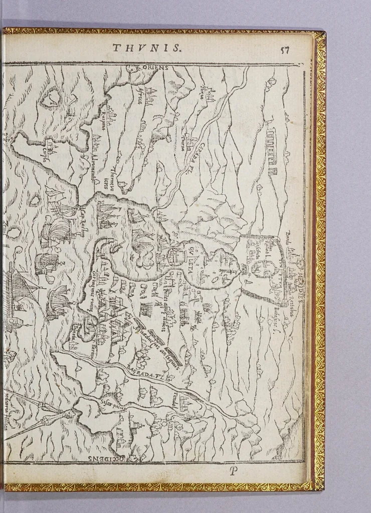 An illustration from La sphere des deux mondes,, 1555, leaf 131