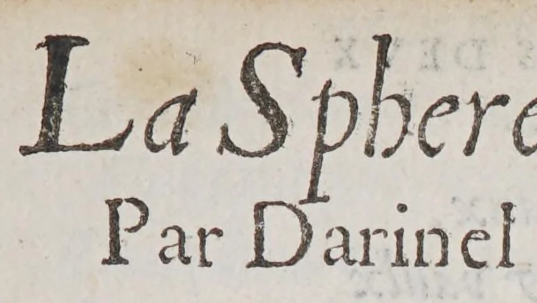 An illustration from La sphere des deux mondes,, 1555, leaf 17