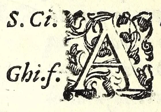 An illustration from La spina : comedia, 1592, leaf 102