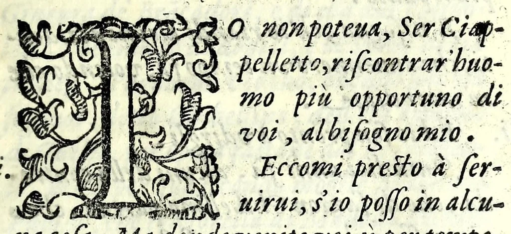 An illustration from La spina : comedia, 1592, leaf 13