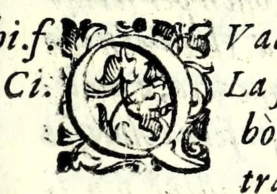 An illustration from La spina : comedia, 1592, leaf 89