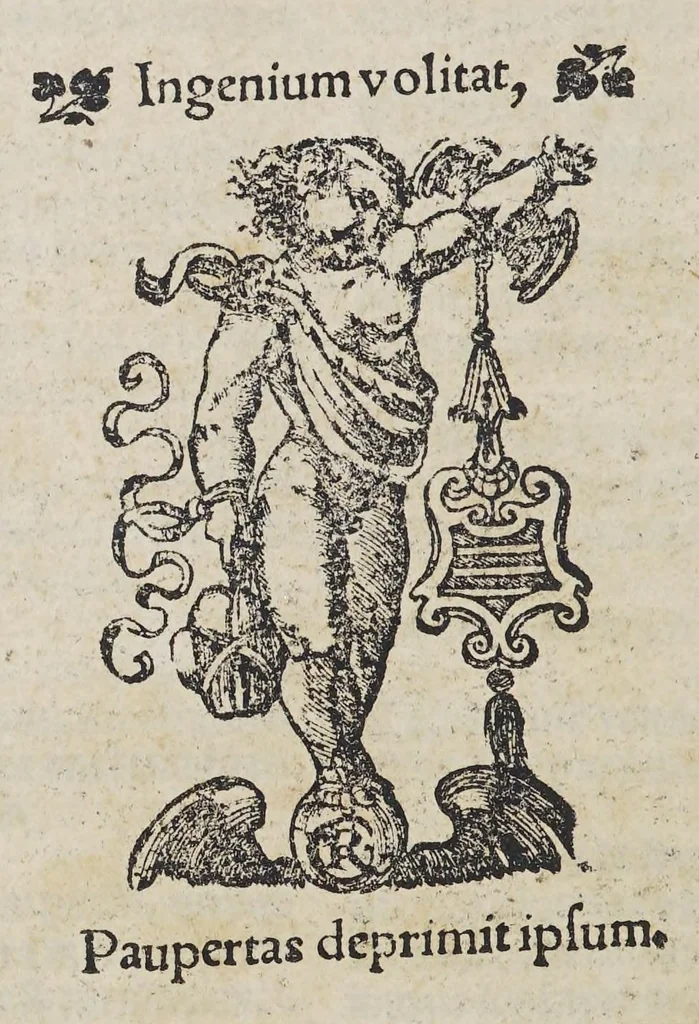 An illustration from Las pregmaticas y capitulos que Su Magestad del emperador y rey nuestro señor hizo en las cortes que se touieron con el serenissimo principe don Phelippe nuestro señor, en su nombre. : En Ualladolid. Año de mill y quinientos quarenta y ocho. Uan añadidas las pregmaticas de los arrendadores del pan, y la pena de los reuendedores, que es la mesma que han de auer los arrendadores que vendieren pan alguno de lo que ouieren de rentas., 1549, leaf 118
