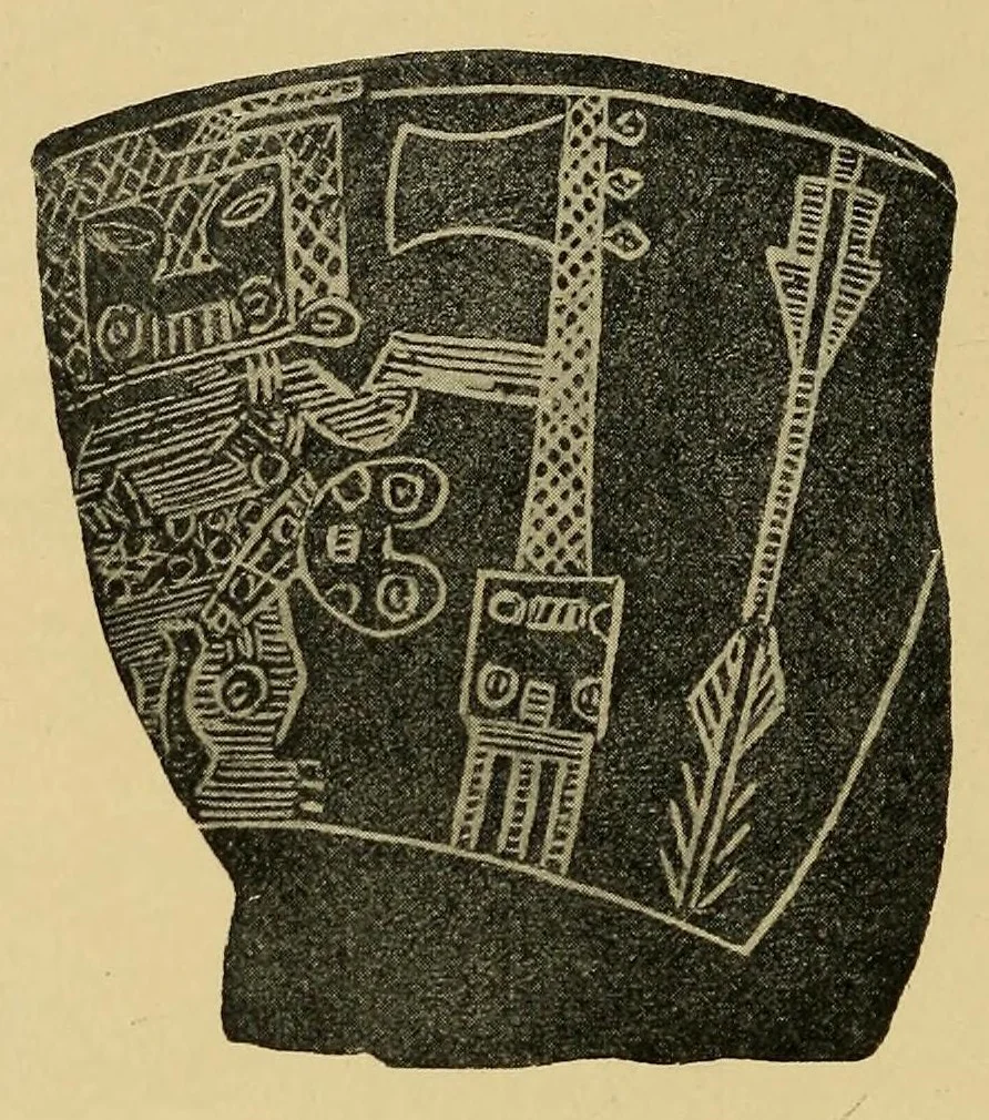 An illustration from Las relaciones prehistóricas entre el Perú y la Argentina, 1912, leaf 20