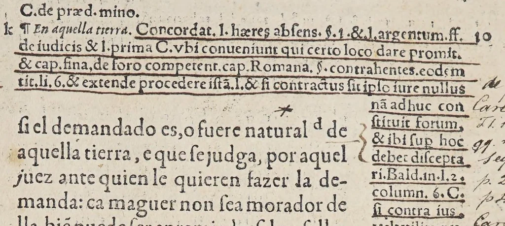 An illustration from Las siete partidas del sabio rey don Alonso el Nono,, 1587, leaf 25